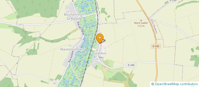 localisation de l'entreprise LES LAVANDES  GRATIBUS