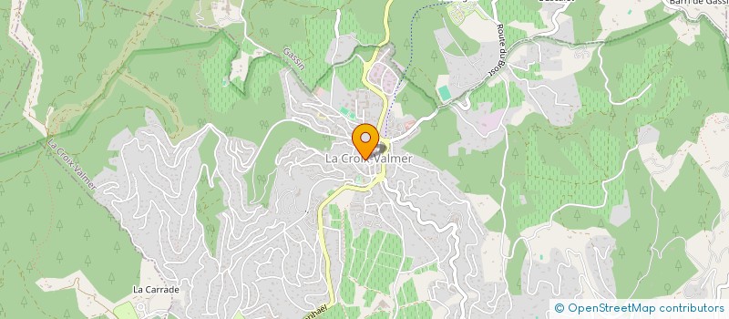 localisation de l'entreprise LES LAVANDES  LA CROIX-VALMER