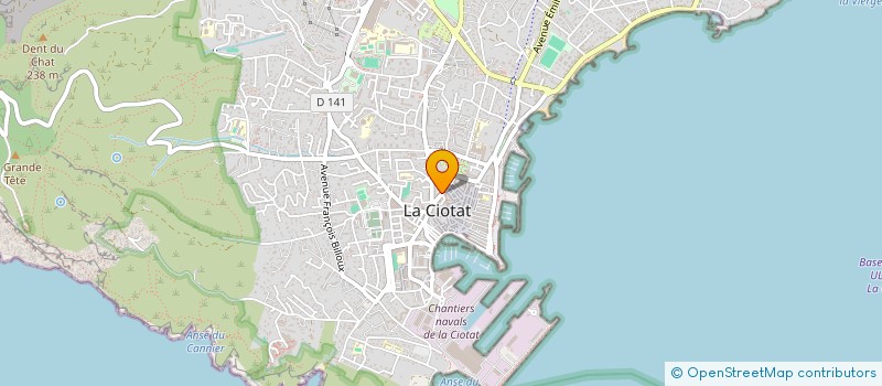 localisation de l'entreprise LES LAVANDES II  LA CIOTAT