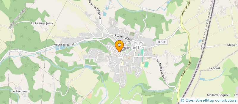 localisation de l'entreprise LES LAVANDIERES  DIEMOZ