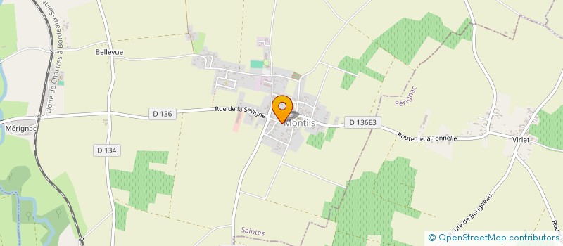 localisation de l'entreprise LES LAVANDIERES à MONTILS