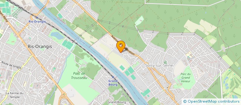 localisation de l'entreprise LES LAVANDIERES à SOISY-SUR-SEINE