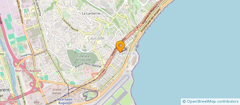 localisation de l'entreprise LES LAVANDIERES AZUREENNES à NICE