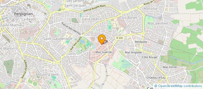 localisation de l'entreprise LES LAVANDIERES BLEU LAVANDE à CABESTANY
