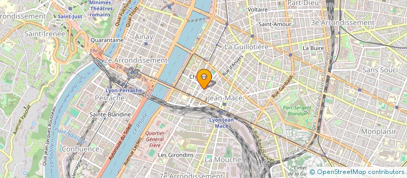 localisation de l'entreprise LES LAVANDIERES DES TEMPS MODERNES  LYON