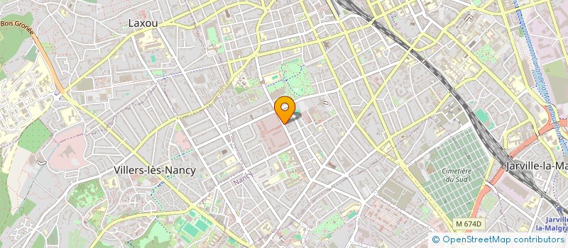 localisation de l'entreprise LES LAVANDIERES LORRAINES à NANCY