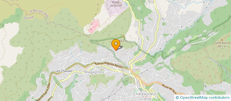 localisation de l'entreprise LES LAVANDINS  CHATEAUNEUF-GRASSE