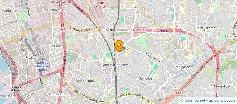 localisation de l'entreprise LES LAVANDINS à MARSEILLE
