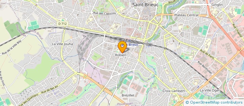 localisation de l'entreprise LES LAVERIES BRIOCHINES à SAINT-BRIEUC