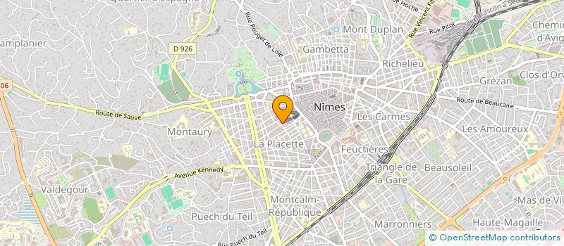 localisation de l'entreprise LES LAVERIES DE SEPTIMANIE à NIMES