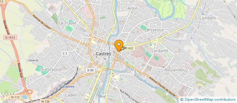 localisation de l'entreprise LES LAVERIES DU LAURAGAIS à CASTRES