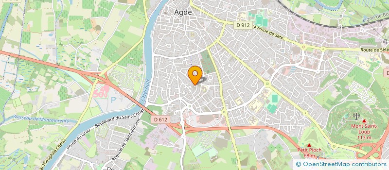 localisation de l'entreprise LES LEADERS JUNIORS  AGDE