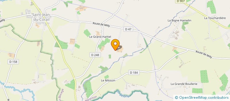 localisation de l'entreprise LES LEBASCLE à MORTAIN-BOCAGE