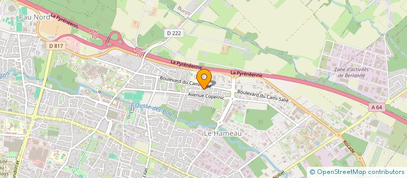 localisation de l'entreprise LES LECHIS DU SUD à PAU