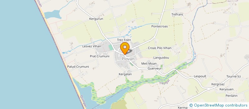 localisation de l'entreprise LES LECTEURS DE TI AN DUDI  PLOVAN