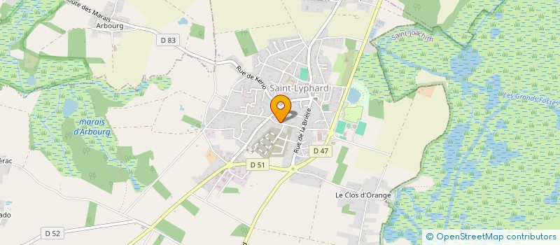 localisation de l'entreprise LES LEGAUX  SAINT-LYPHARD