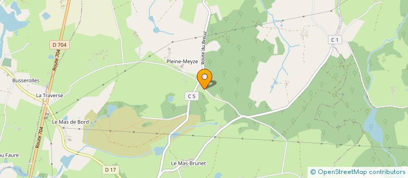 localisation de l'entreprise LES LEGENDES DE GUSTOU  LA ROCHE-L'ABEILLE