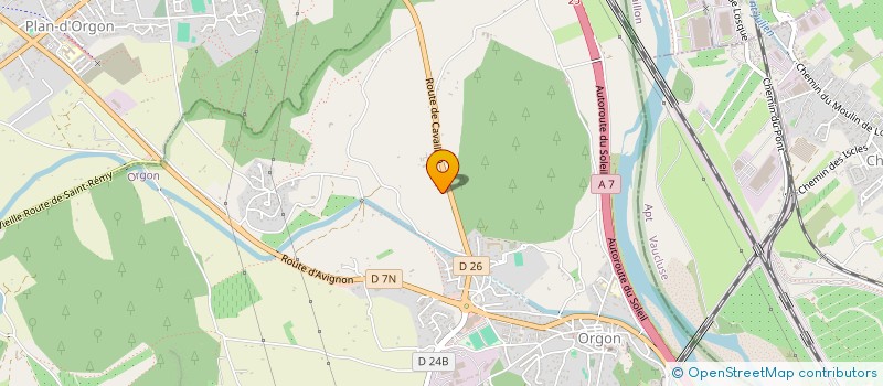 localisation de l'entreprise LES LEGENDES DES TERRES DE GLACE  ORGON