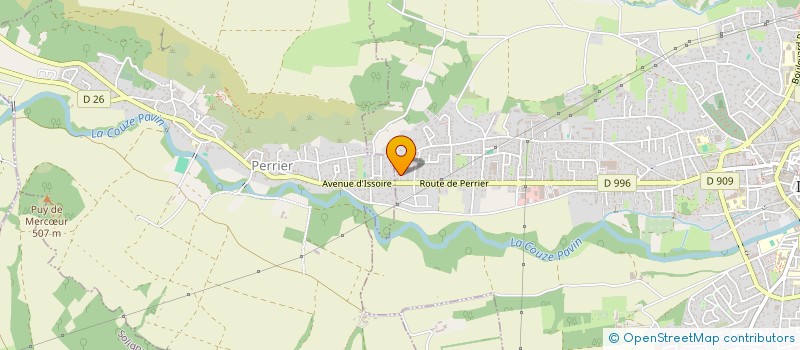 localisation de l'entreprise LES LEGUMES DE CLAIRETTE  ISSOIRE