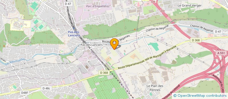 localisation de l'entreprise LES LEGUMES DE LA BARBIERE  SAINT-VICTORET