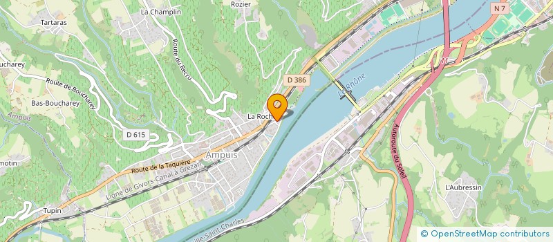 localisation de l'entreprise LES LEGUMES DE MON JARDIN  AMPUIS