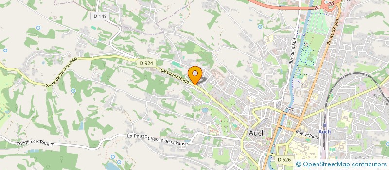 localisation de l'entreprise LES LEGUMES DU POTE AGE  AUCH