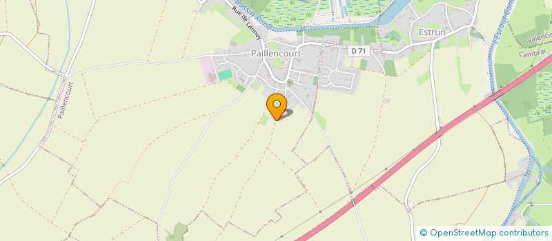 localisation de l'entreprise LES LEGUMIGNONS  PAILLENCOURT