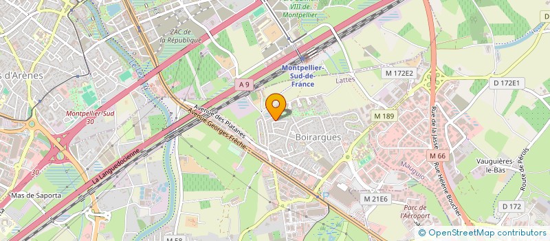 localisation de l'entreprise LES LEJAMAE à LATTES