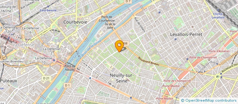 localisation de l'entreprise LES LEMURIENS à NEUILLY-SUR-SEINE