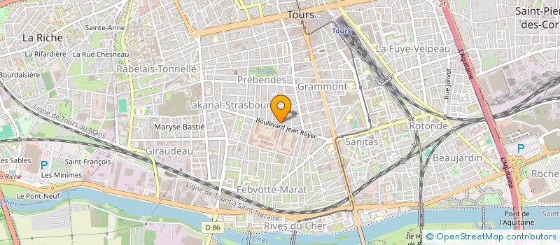 localisation de l'entreprise LES LENDEMAINS D'HIER  TOURS