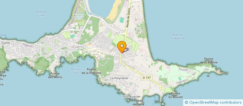 localisation de l'entreprise LES LENTISQUES à HYERES