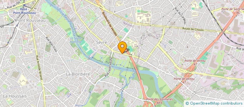 localisation de l'entreprise LES LEONARDS à NANTES