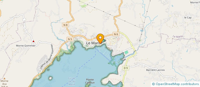 localisation de l'entreprise LES LEOPARDS à LE MARIN