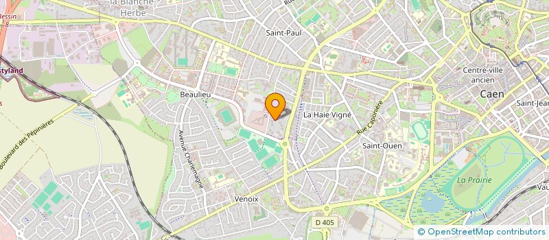 localisation de l'entreprise LES LEOPARDS CAEN NORMANDIE à CAEN