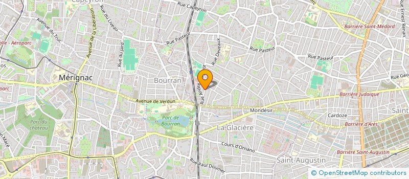 localisation de l'entreprise LES LEOPARDS DE GUYENNE  BORDEAUX