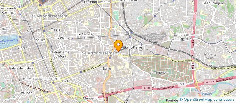 localisation de l'entreprise LES LEVANTINES à MARSEILLE