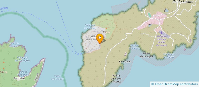 localisation de l'entreprise LES LEVANTINES à HYERES