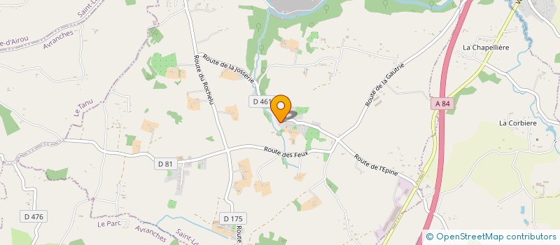 localisation de l'entreprise LES LEVILLY APSL  BOURGUENOLLES