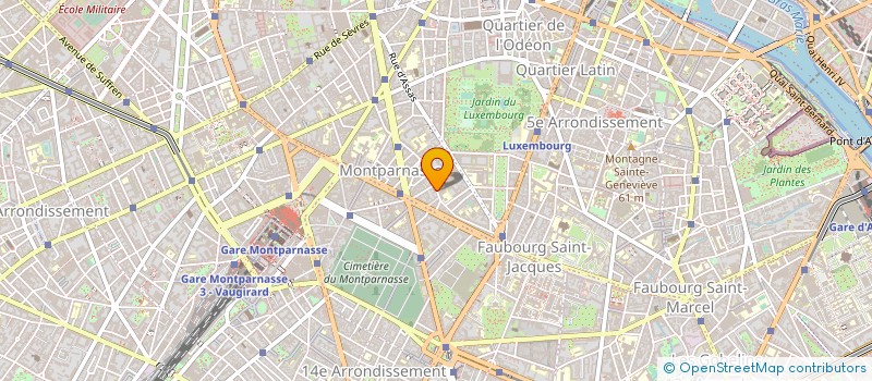 localisation de l'entreprise LES LEZARDINEURS à PARIS
