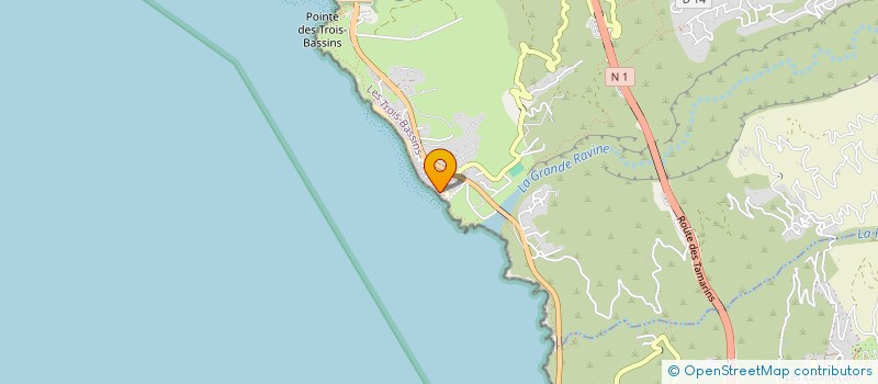 localisation de l'entreprise LES LIANES  LES TROIS-BASSINS