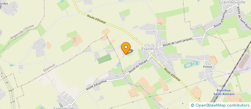 localisation de l'entreprise LES LIANTS DE L'ESTUAIRE à SANDOUVILLE