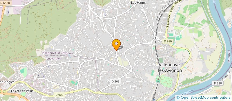 localisation de l'entreprise LES LIBELLULES  VILLENEUVE-LES-AVIGNON