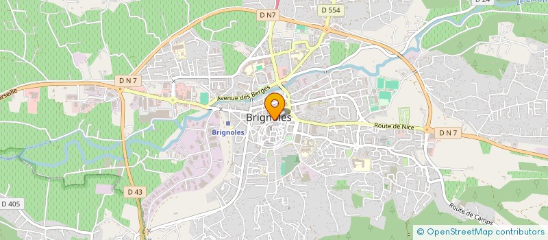 localisation de l'entreprise LES LIBELLULES à BRIGNOLES