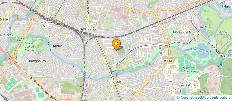 localisation de l'entreprise LES LIBERDIERES  LE MANS