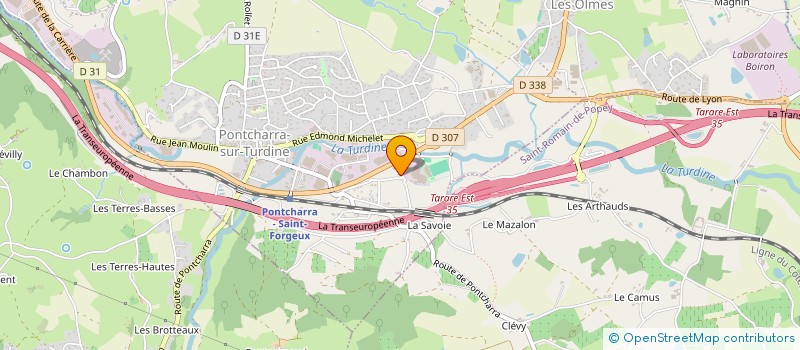 localisation de l'entreprise LES LIBERE-TERRES  VINDRY-SUR-TURDINE