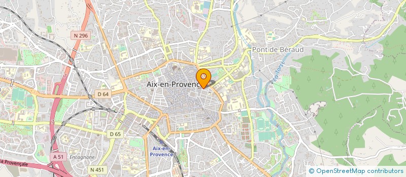 localisation de l'entreprise LES LIBRAIRIES DU BAPTISTERE à AIX-EN-PROVENCE