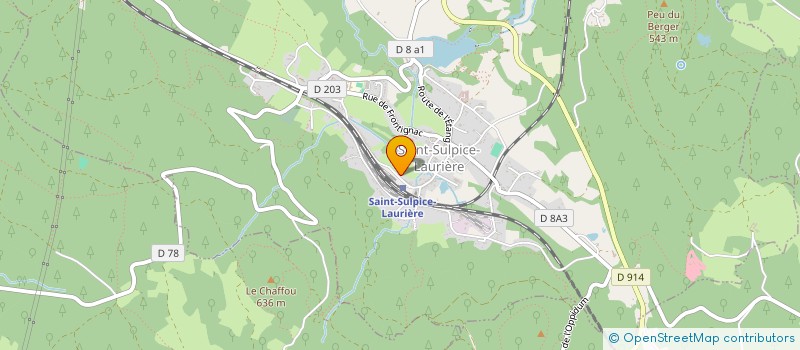 localisation de l'entreprise LES LIBRES PENSEURS à SAINT-SULPICE-LAURIERE