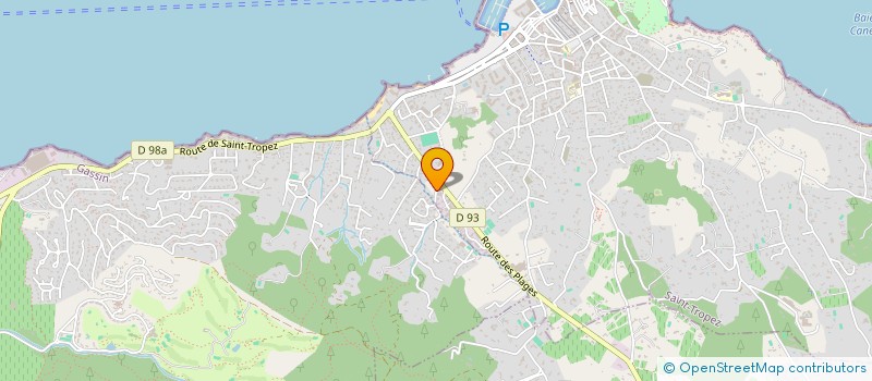 localisation de l'entreprise LES LICES à SAINT TROPEZ