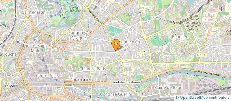 localisation de l'entreprise LES LICES  RENNES