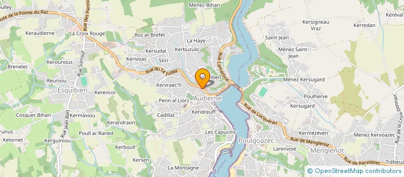localisation de l'entreprise LES LICHOUSERIES DE LOKMARIA à QUIMPER